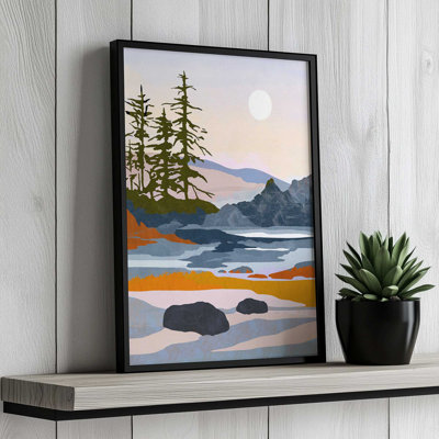 Valley Moon By Garima Dhawan Canvas Art Print
