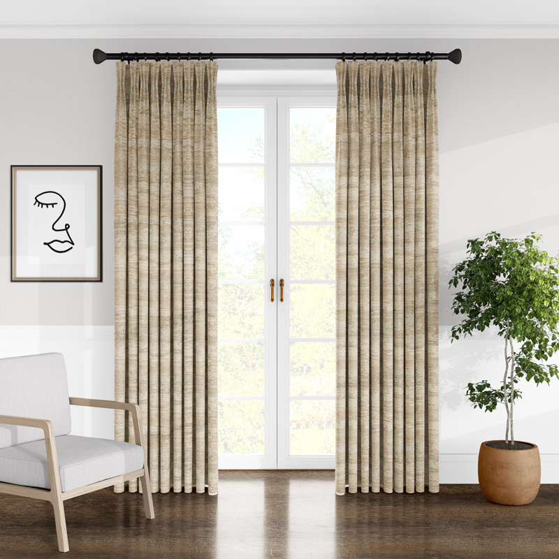 Panneau de rideau simple Montgomery, Vert menthe, L 20 po x L 108 po