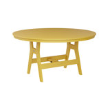 Berlin Gardens Harbor Natural Coastal Grey 48″ Round Bar Table