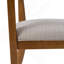 Structure en bois avec chaises rembourrées avec accoudoirs (ensemble de 2), noyer et beige-1810277925