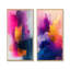 «Gold Ethereal Dream I - Minimalisme», ensemble d'art mural 2 pièces-1977444677-1977444787