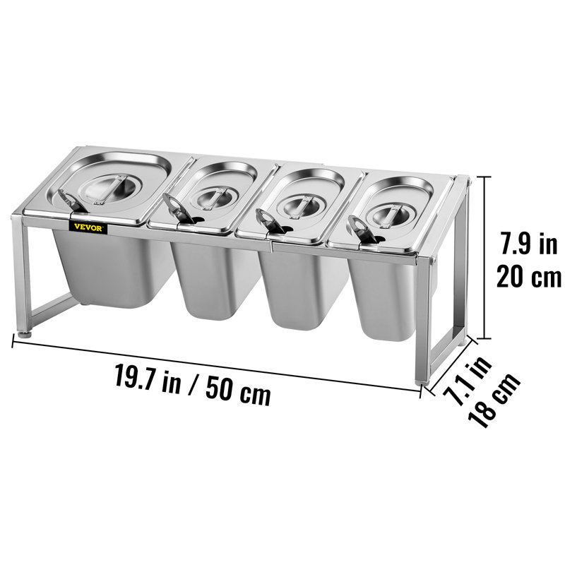 Support à épices en acier inoxydable