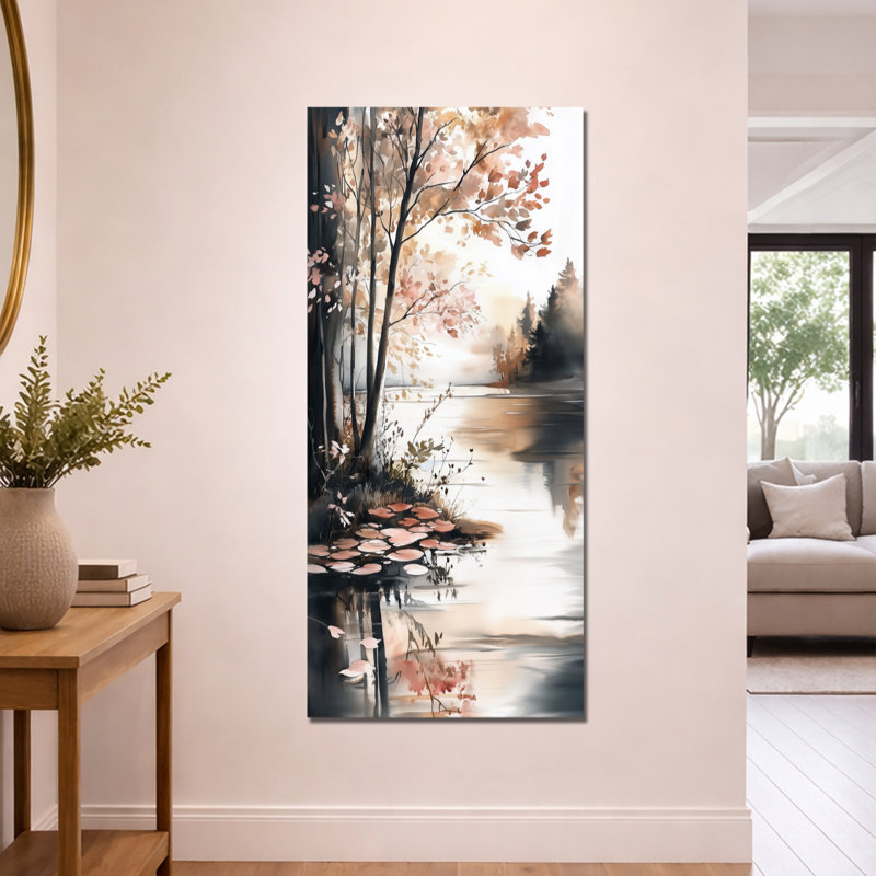 Impression sur toile, art mural, H 60 po x l 28 po, Toile tendue