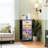 4 Drawer Dresser for Bedroom, Narrow Chest of Drawers, Wooden Top and Study Iron Frame 18"x37.5"-(WxH)