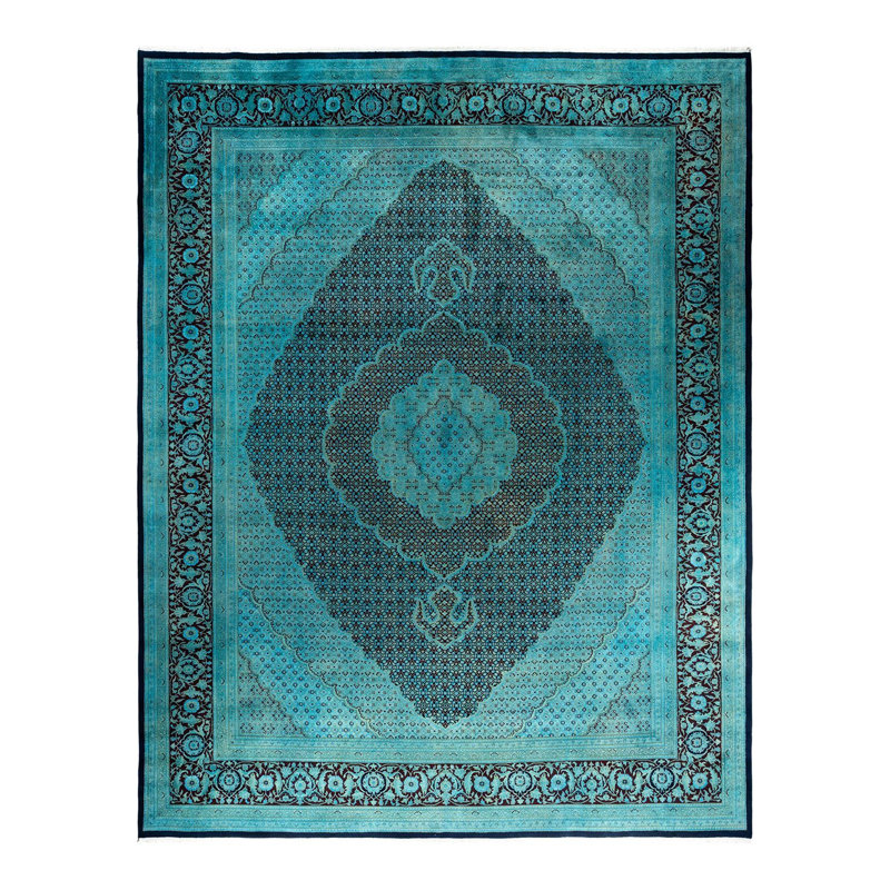 Tapis unique en laine 11 pi 10 po x 15 pi 4 po Valentino