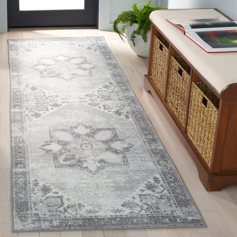 Tapis avec envers antidérapant Abigailrose, Tapis de couloir 2 pi 6 po x 8 pi