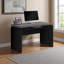 Bureau d'ordinateur avec plateau pour clavier Charleston, finition grise, H 30,63 po x l 47,02 po x P 23,61 po