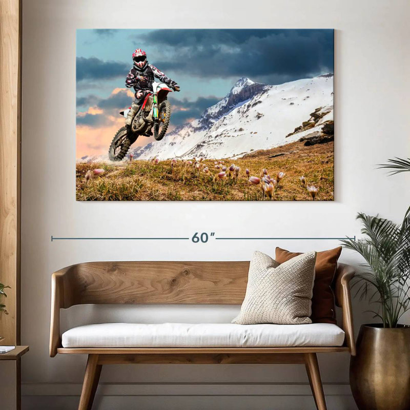 Sireci Alps Dirt Bike, 34" H x 51" W