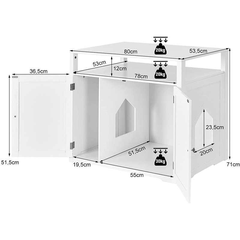 Vidor Litter Box Enclosure