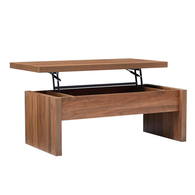 Lift Top Coffee Table With Storage, Walnut