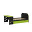 Lit de jour double en bois avec couchette, bureau et port USB-989337174