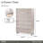 Marin 6-Drawer Chest - Greige
