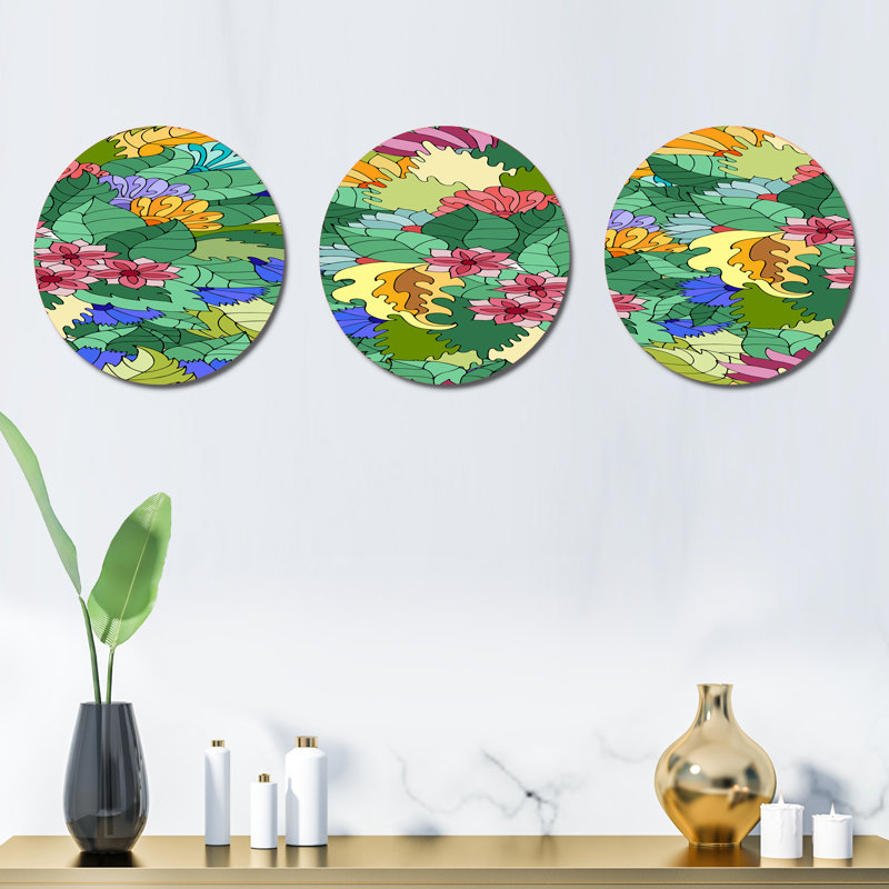 Ensemble de 3 décorations murales