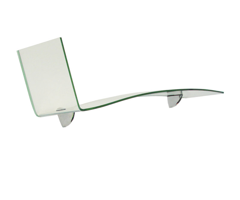 Gila Glass Floating Shelf with Adjustable Shelves