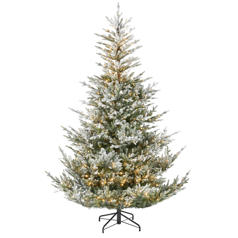 9' H Lighted Artificial Christmas Tree