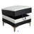 Emiliano Faux Leather Ottoman