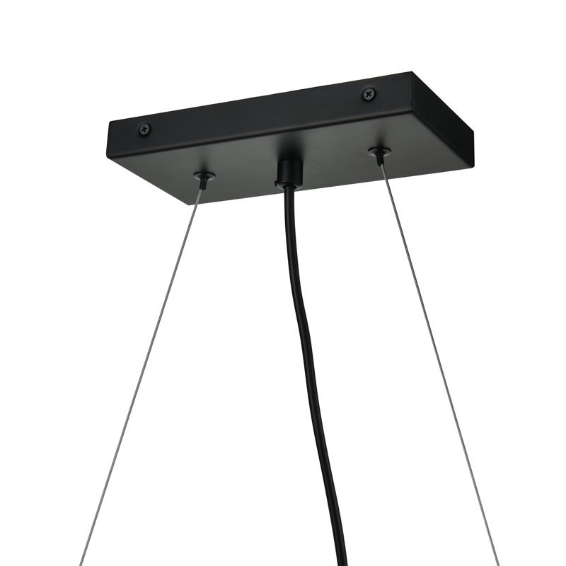 Angelina 3 - Light Kitchen Island Pendant, Large, Black