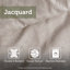 Ensemble d'édredon en jacquard pour grand lit 7 pièces avec coussins décoratifs-127671377