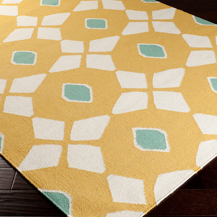 Ottman Wool Geometric Indoor Rug, Rectangle 9' x 13'