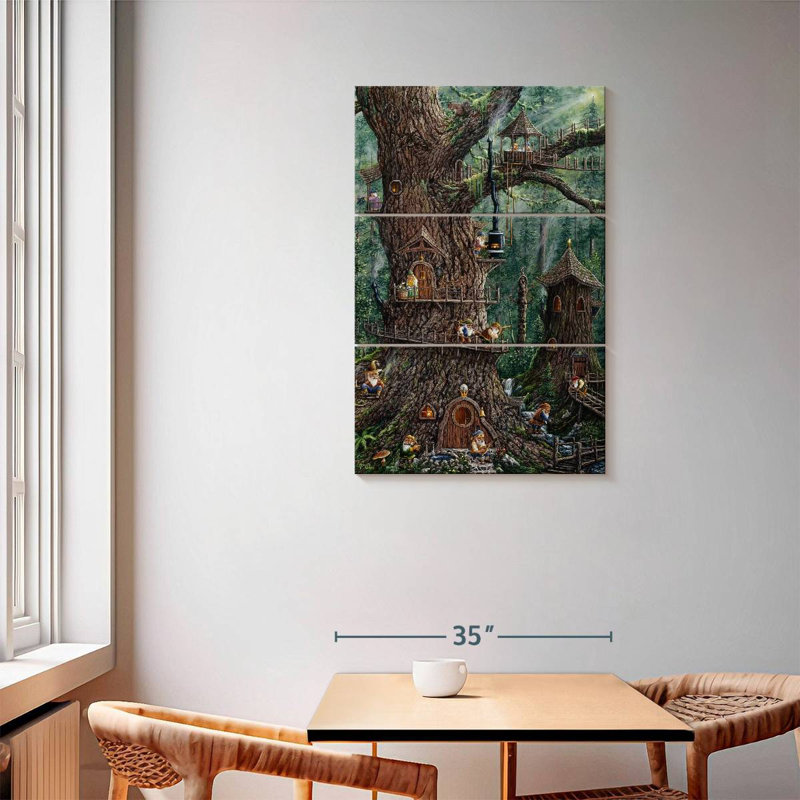 Kelan Gnomes Sweet Home, 57" H x 36" W