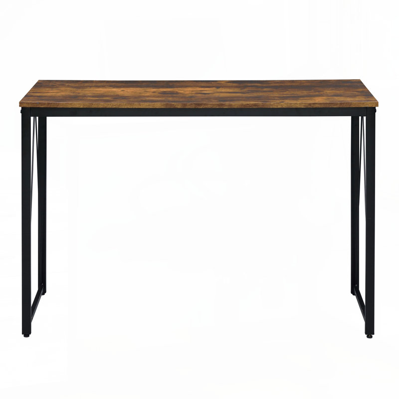 Bureau d'écriture Floydia, H 28,5 po x L 35,5 po x P 18,5 po, Chêne vieilli
