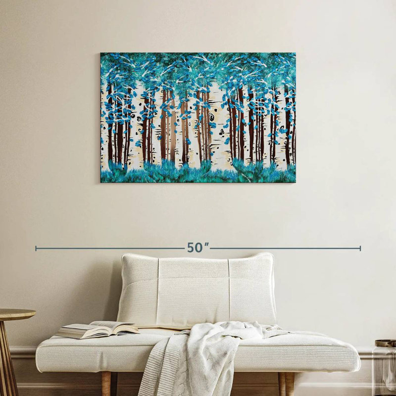 Forêt turquoise d'Alvord, H 24 po x l 36 po