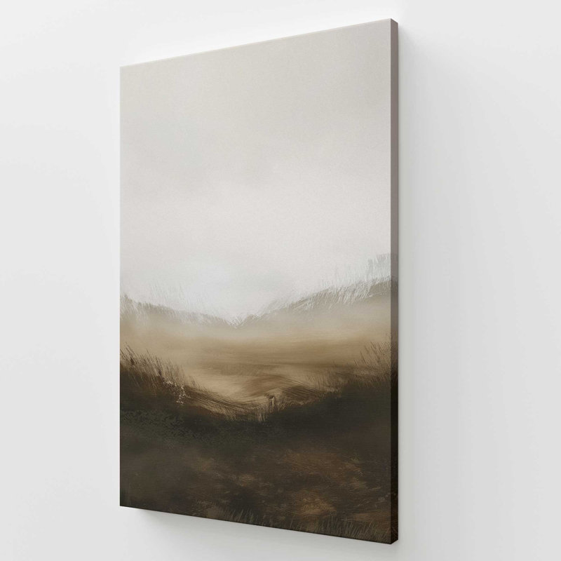 Fogbound Meadows II Canvas Print, 60" H x 40" W x 1.25" D, Wrapped Canvas