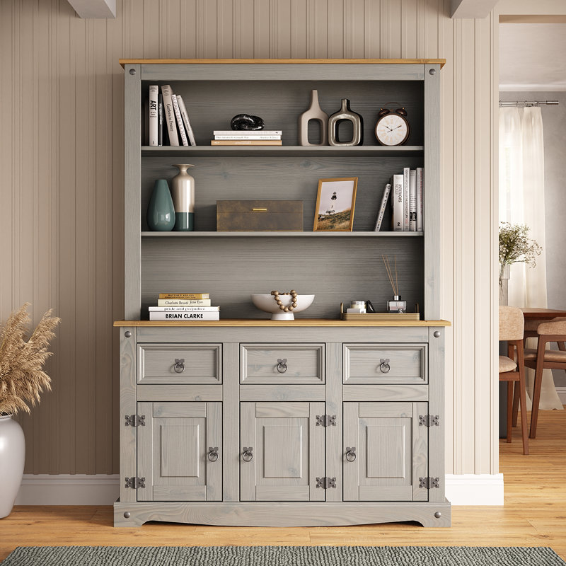 125cm Solid Wood Sideboard