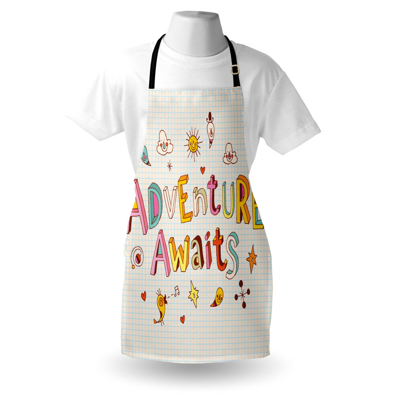 No Pattern Bib Apron
