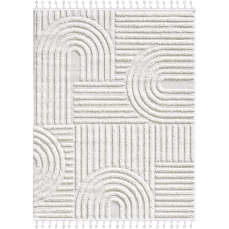 Tapis à poils longs Marysville, Rectangle 5 pi 7 po x 7 pi 3 po