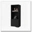 Armoire murale noire avec une porte-1511011509