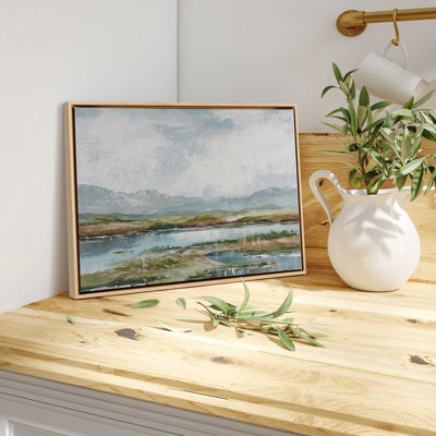 «Lakeside Af après-midi délice sur toile» par Max Maxx, reproduction