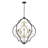 Bronwen 27" W 5-Light Geometric Chandelier with Crystal Accents