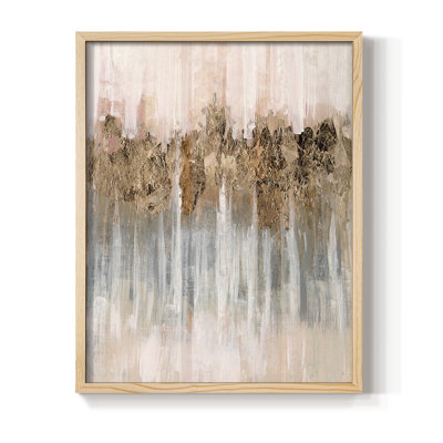 Printemps avec ombres encadrées - bois massif