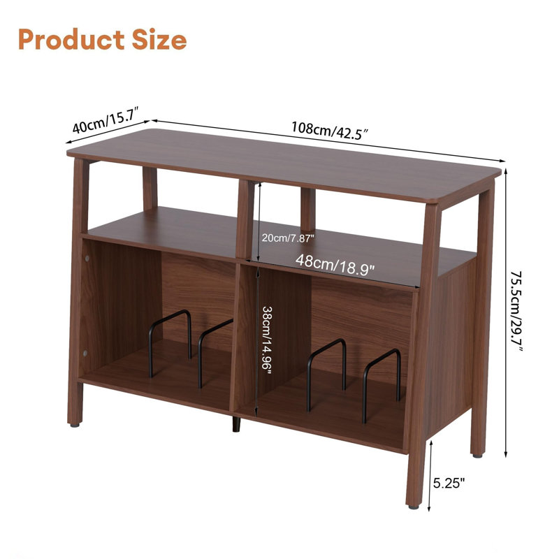 Table de rangement pour disque vinyle