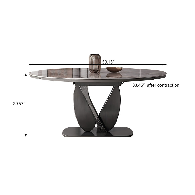 Table de salle à manger Sintered Stone, H 29,5 po x L 59,06 po x l 35,43 po