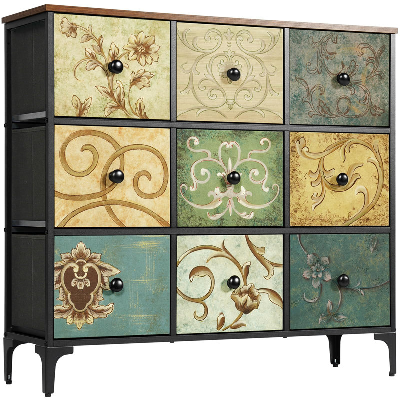 100cm W 9 - Drawer Chest of Drawers