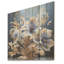 Cristal bleu bleuet Harmony I - Art mural en bois sur bois de pin naturel-1570343559