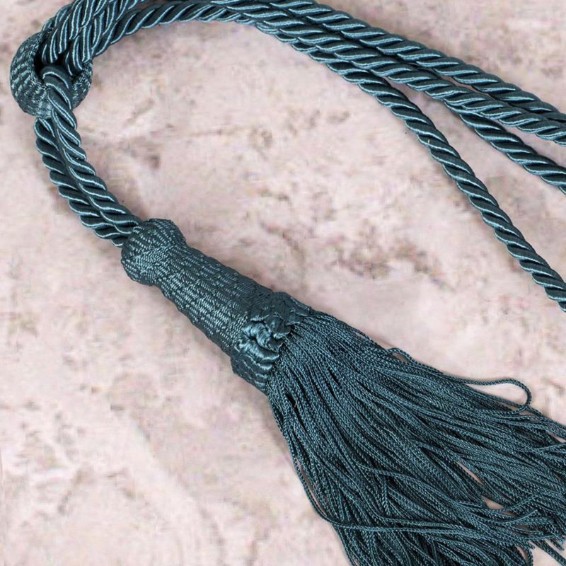 Kaj Fabric 10cm Curtain Tieback, Dark Blue