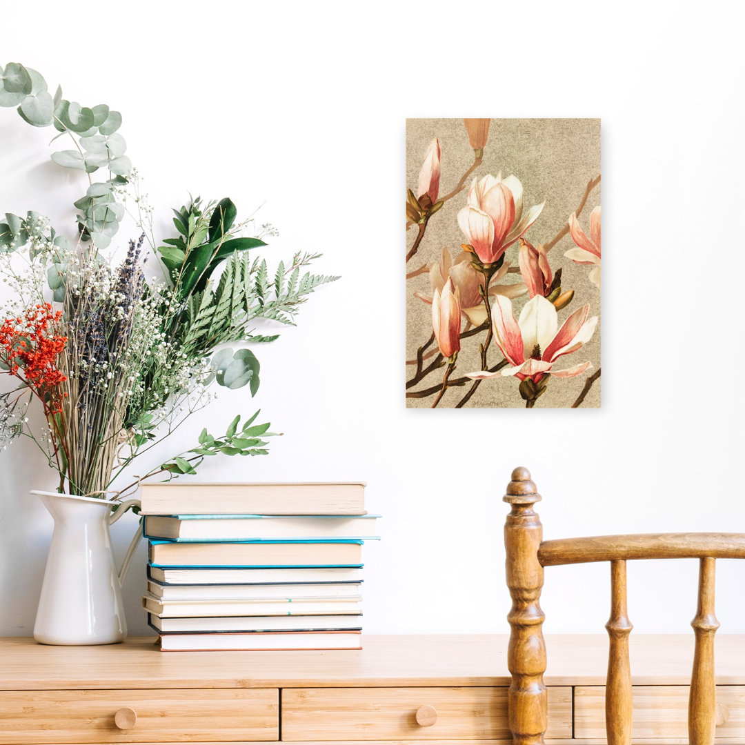 Magnolia Abstract Contemporary Wall Art Print