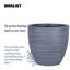 Idealist Plaited Style Round Planter Outdoor Plant Pot-537133204-537133203