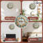 Horloge murale en bois 10 po, mouvement silencieux, à piles (piles AA non incluses), décor artistique, parfait pour les décorations