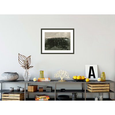 «The Infantry Square» par Frederic Remington, impression giclée sur cadre