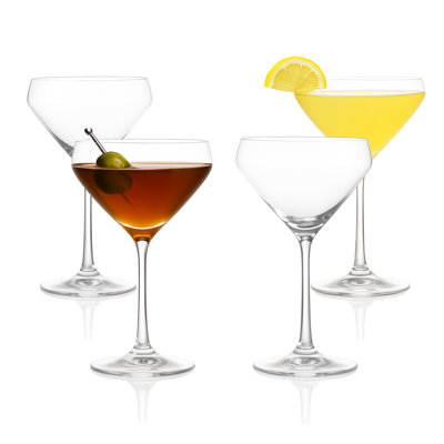 Hand Blown Martini Glass Martini Glass 10oz