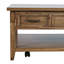 Table basse à plateau relevable en bois rustique Abbeville