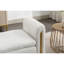 Banc de salon moderne, coussin rembourré de mousse, banc à chaussures en tissu sans rangement, éponge
