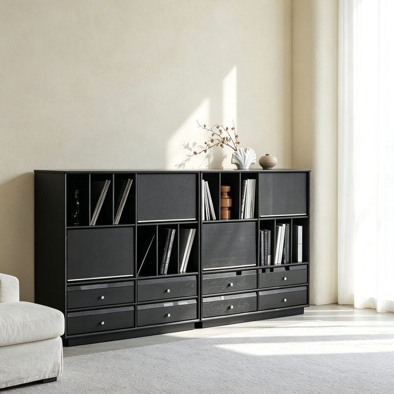 Italian style display bookcase