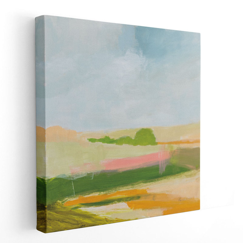 Printemps vert - reproduction d'art sur toile, H 12 po x l 12 po