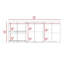 White And Light Oak 2-Piece Kitchen Set, Kitchen Island And Wall Cabinet
