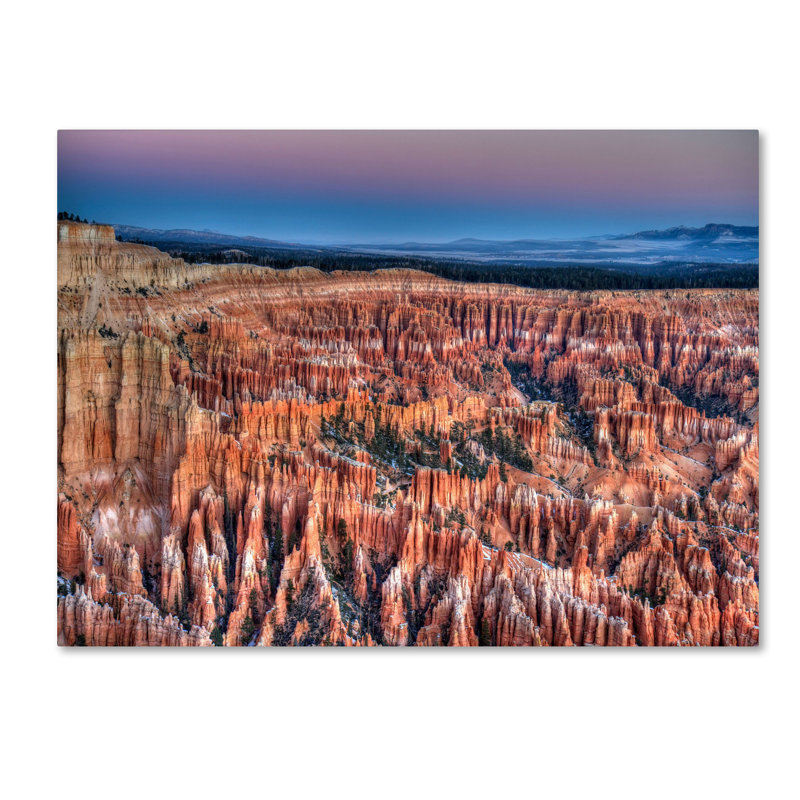 " Bryce Dawn " by Pierre Leclerc, 30" H x 47" W x 2" D